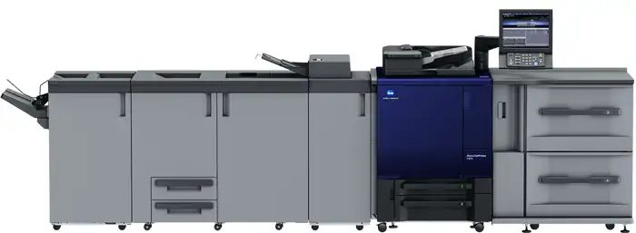 színes, digitális nyomdagépünk