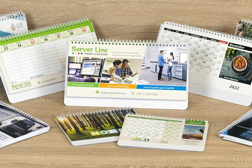 Asztali naptárak
