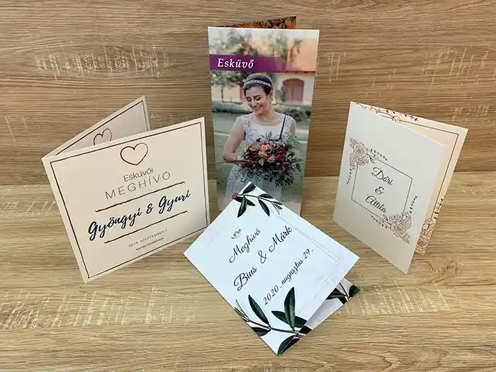 esküvői meghívó