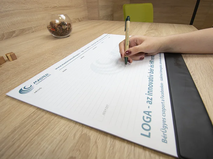 Asztali könyöklő - jól írható