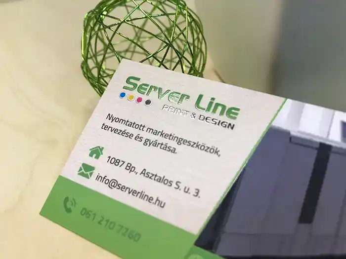 céges névjegykártya