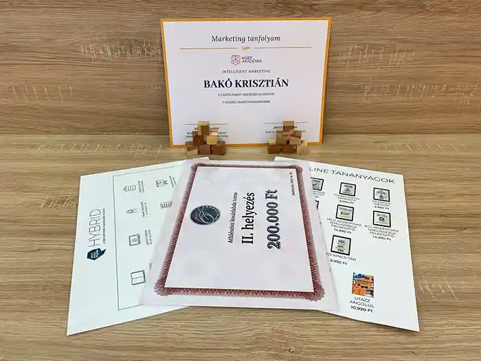 oklevél, tanusítvány