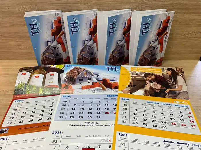 speditőr naptár minták