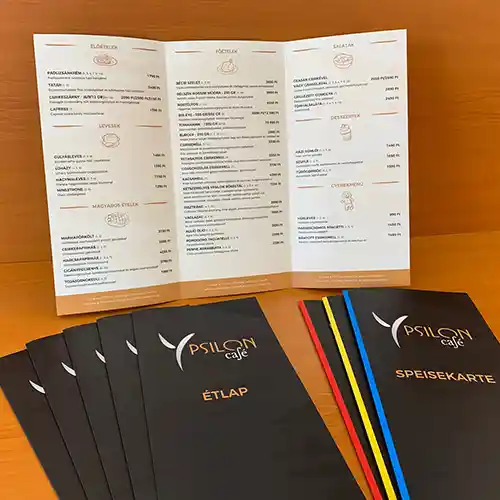 éttermi nyomtatvány minta