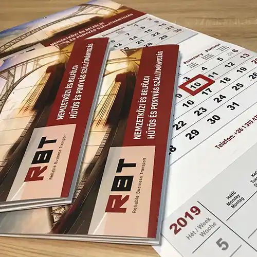 speditőr naptár minta