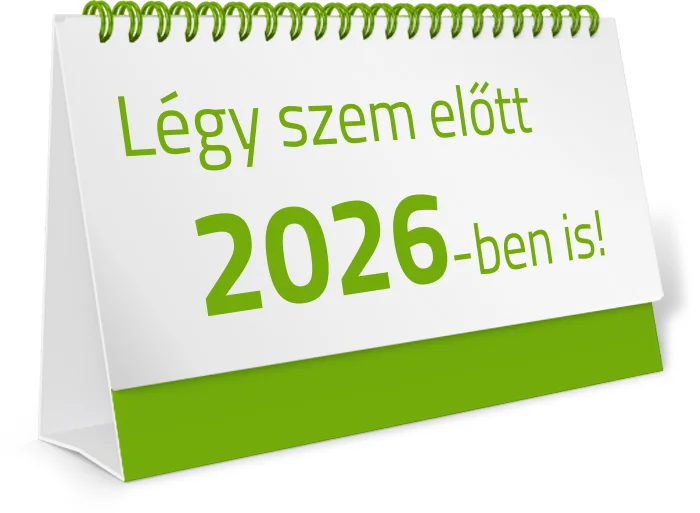 Asztali naptár minta