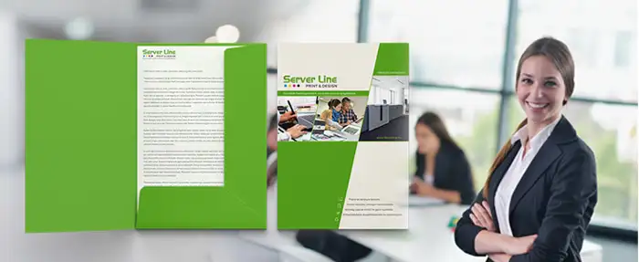 céges mappa, dosszié készítés