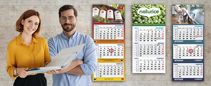 Céges speditőr naptár készítés