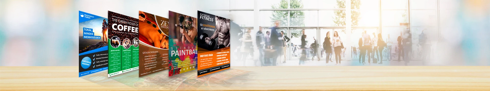 szórólap nyomtatás, flyer készítés